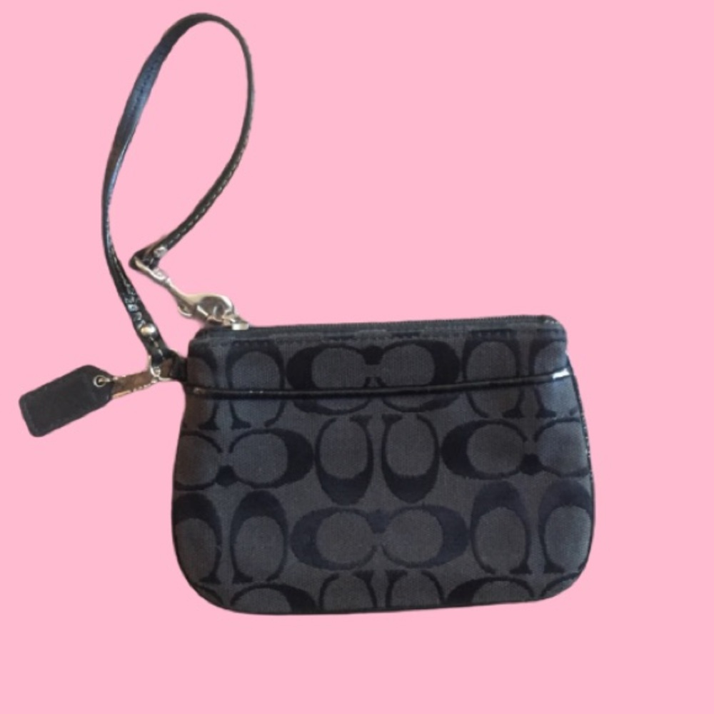 Black Coach wristlets